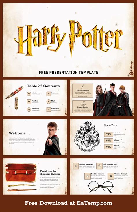 Harry Potter Slides Template