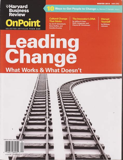 Harvard Business Review OnPoint - Winter 2014 (True PDF) Kindle Editon