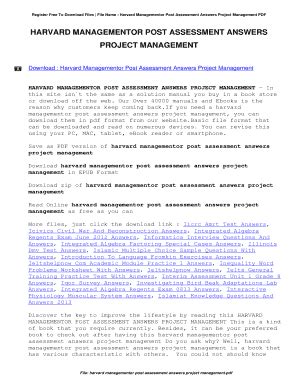 Harvard Managementor Post Assessment Answers Difficult Interactions PDF