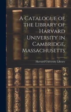 Harvard University Library Online Catalogue