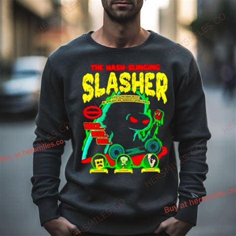 Hash Slinging Slasher T-Shirt: A Dive into Nostalgia and Pop Culture Phenomenon