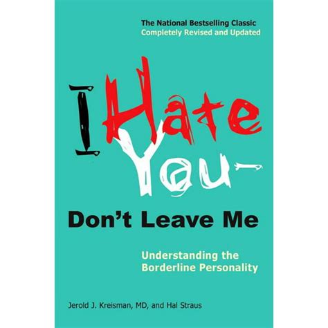 Hate You  Dont Leave Understanding Personality PDF