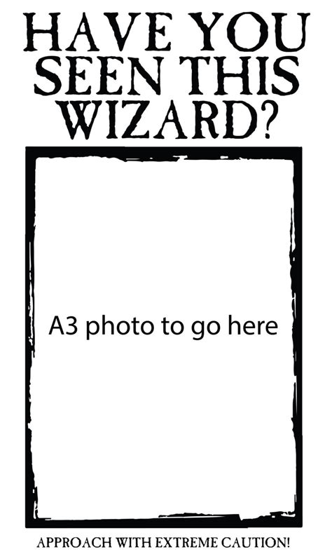 Have You Seen This Wizard Template