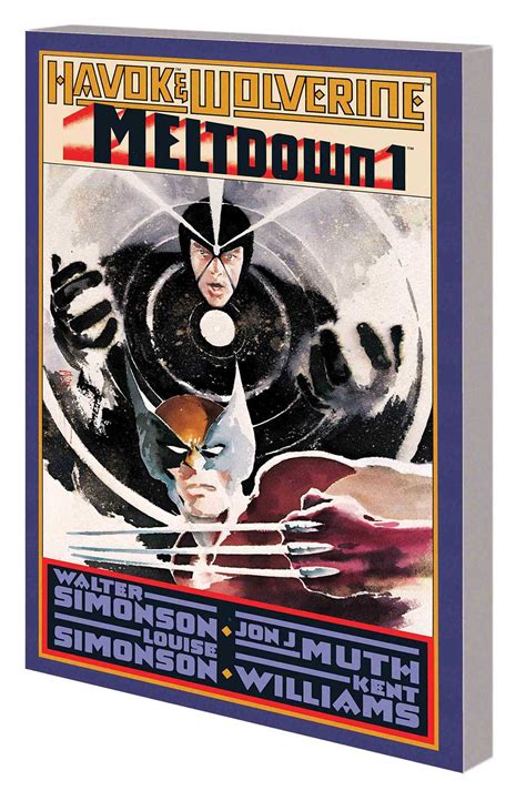 Havok and Wolverine Meltdown 1-4 graphic novel set X-Men Reader