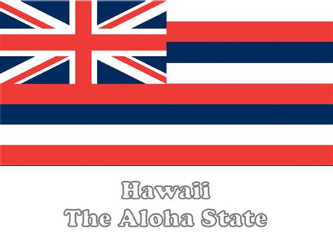 Hawaii Flag Printable