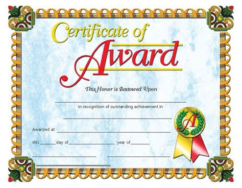 Hayes Certificate Templates
