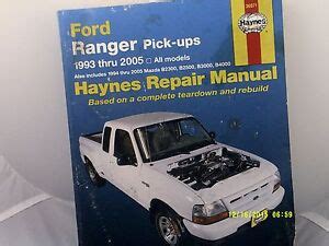 Haynes Repair Manual Ford Ranger 1993 Thru 2005 Pdf Doc