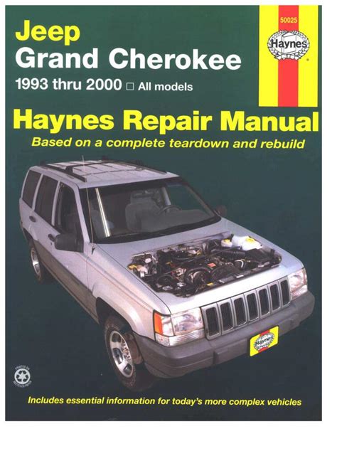 Haynes Repair Manual Jeep Grand Cherokee 2002 PDF Reader