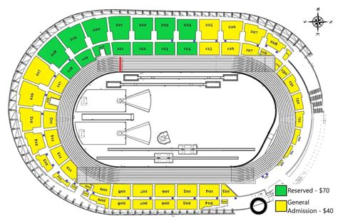 Hayward Field Seating Chart