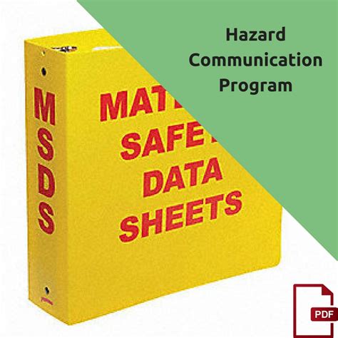 Hazard Communication Program Template