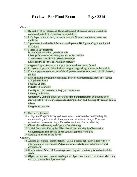 Hcc Psychology 2314 Test Questions And Answers Doc