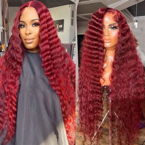 Heading: Red Lace Front: The Ultimate Head-Turning Accessory