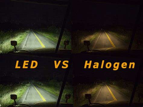 Headlight Halogen vs LED: A Comparative Spotlight on 2,500 Lumens and Beyond