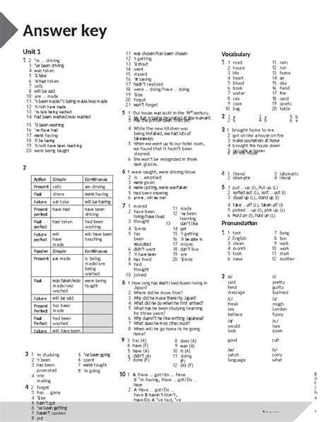 Headway Elementary Workbook Answer Key Unit8 Reader