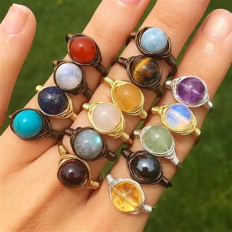 Healing Crystal Rings: Radiate Beauty, Enhance Well-Being