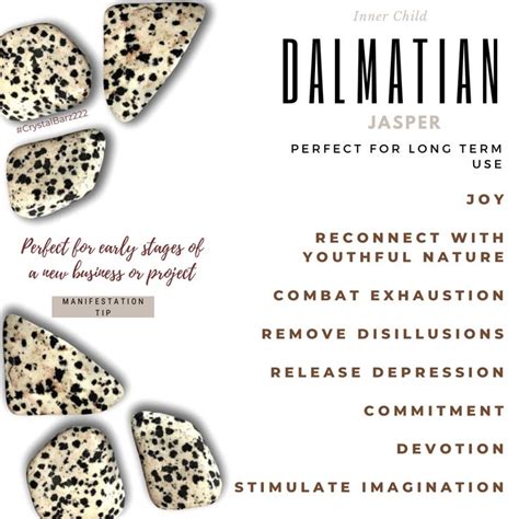 Healing Properties of Dalmatian Jasper