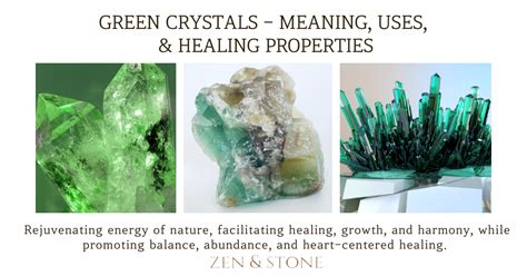 Healing Properties of Green Crystals