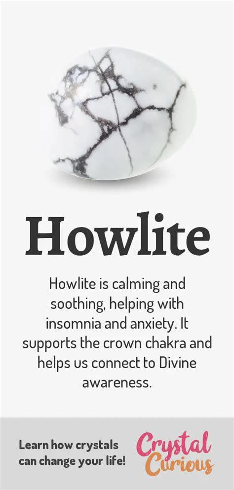 Healing Properties of Howlite: A Comprehensive Guide to Its Benefits