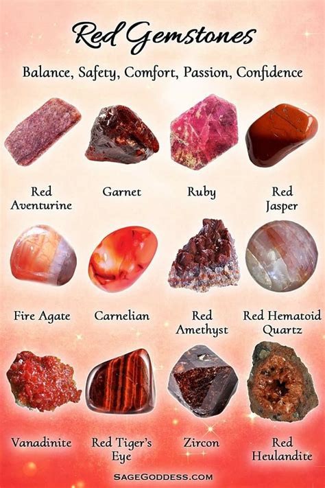 Healing Properties of Red Stone Crystal