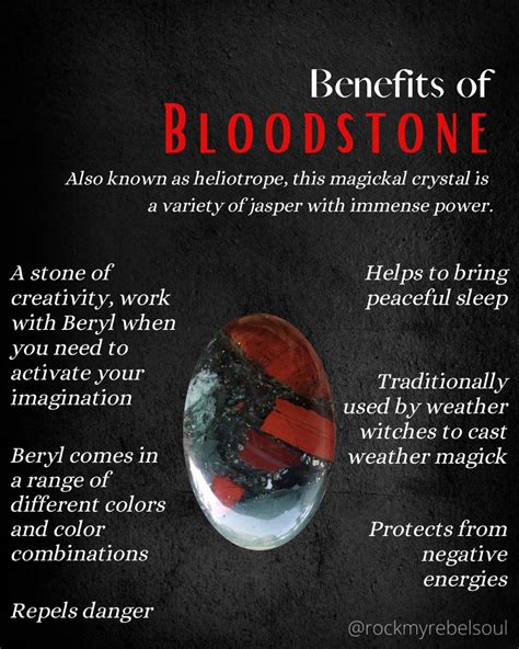 Healing Properties of the Bloodstone Crystal