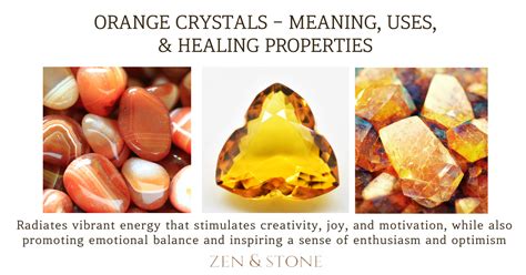 Healing Properties of the Orange and White Crystal