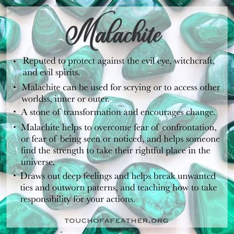 Healing and Metaphysical Properties of Malachite