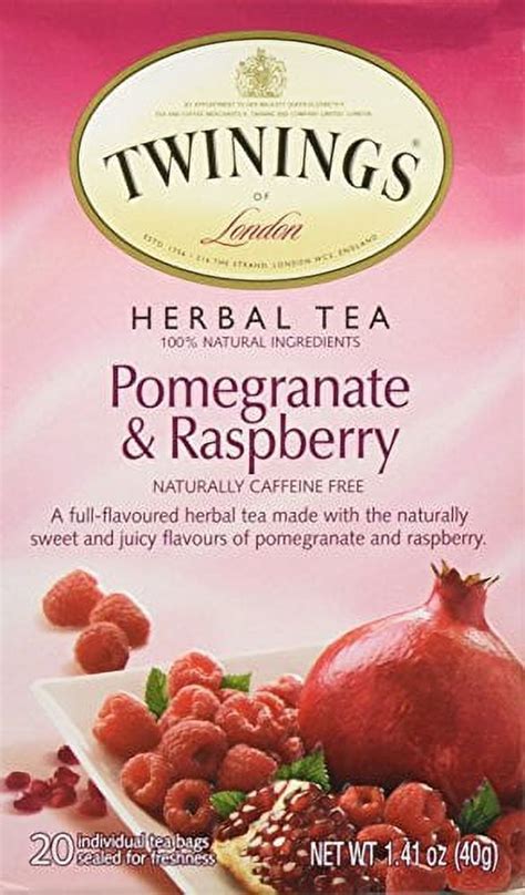 Health Benefits of Twinings Pomegranate Raspberry Tea