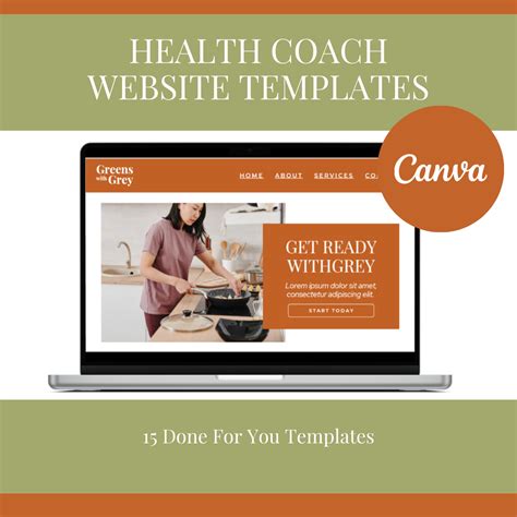 Health Coach Website Templates