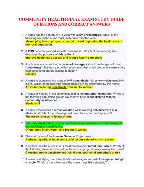 Health Final Exam 2 Answers Texas Epub