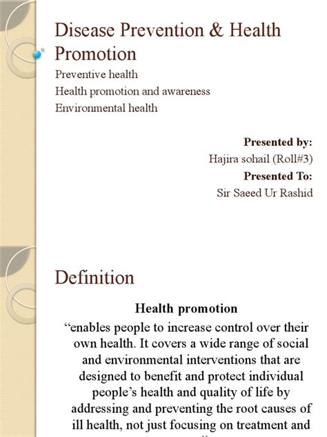 Health Promotion and Disease Prevention are the Foundation of pdf Kindle Editon