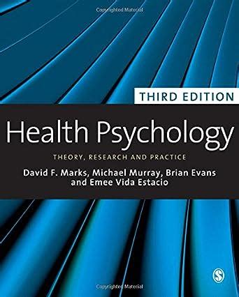 Health Psychology Theory Research and Practice PDF