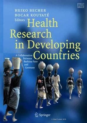 Health Research in Developing Countries A Collaboration Between Burkina Faso and Germany Doc