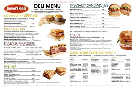 Health-Conscious Dining: A Cornerstone of Jason's Deli's Ethos