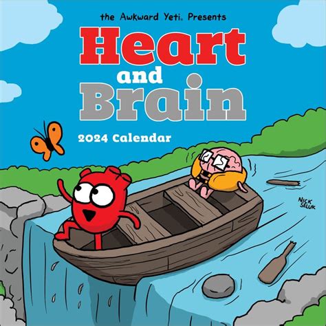 Heart Brain 2017 Wall Calendar Reader