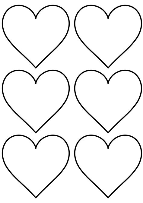 Heart Shaped Cut Out Printable