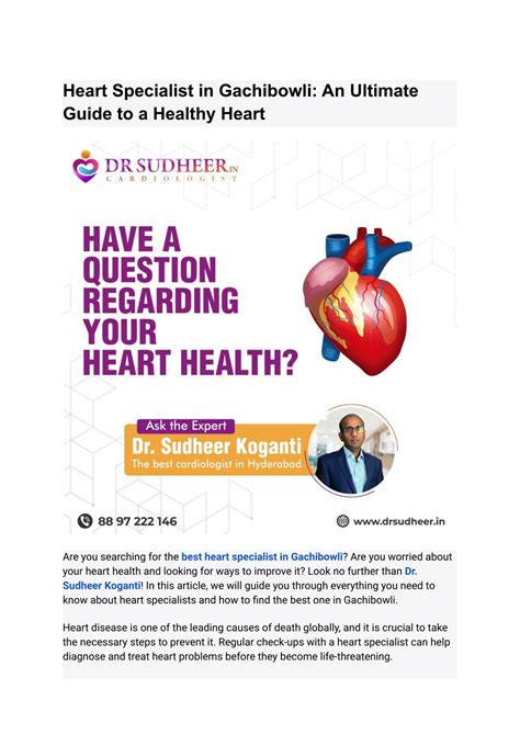 Heart Specialists: Your Ultimate Guide