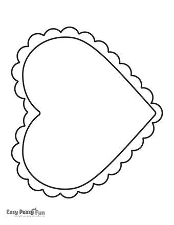 Heart Valentine Template