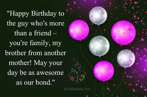 Heartfelt Birthday Wishes for Brothers From Another Mother: Express Your Love and Gratitude