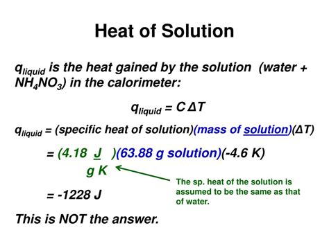 Heat Of Solution Nh4no3 Pulse PDF