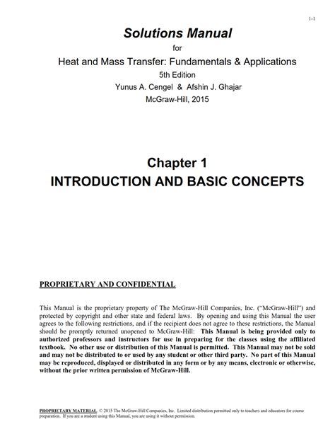 Heat Transfer Cengel Solution Manual PDF