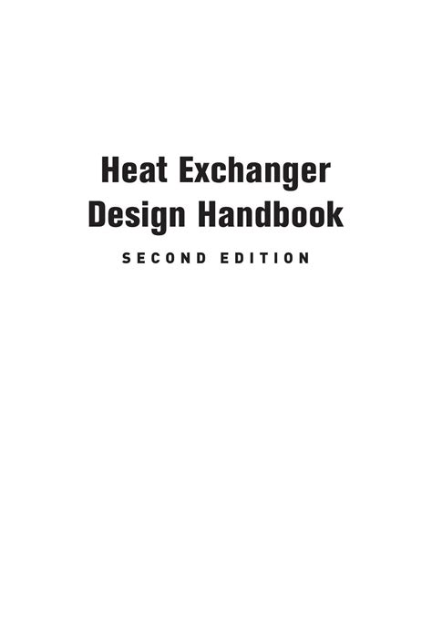 Heat.Exchanger.Design.Handbook Ebook Kindle Editon