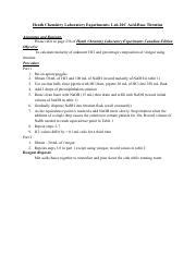 Heath Chemistry 12 Lab Experiment 20c Answers Reader