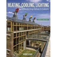 Heating Cooling Lighting Sustainable Design Methods for Architects 3th third Edition PDF