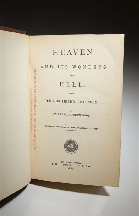 Heaven and Its Wonders and Hell PDF