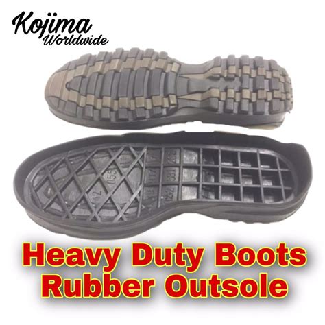 Heavy-Duty Rubber Outsole: