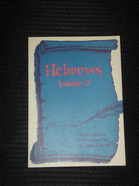 Hebrews Vol II PDF