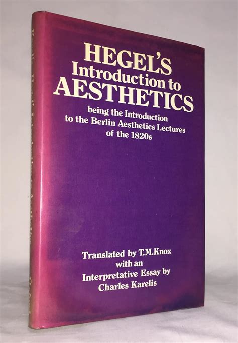 Hegel s Introduction to Aesthetics Being the Introduction to The Berlin Aesthetics Lectures of the 1820s Epub