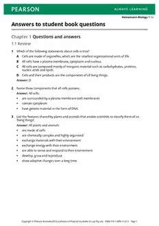 Heinemann Biology 1 Review Answers Kindle Editon