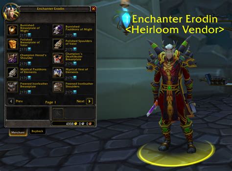 Heirloom Enchants: 10,000+ Ways to Empower Your Gear