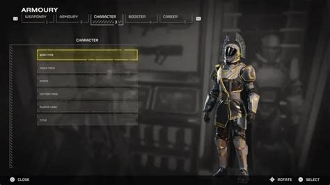 Helldivers 2 character customization